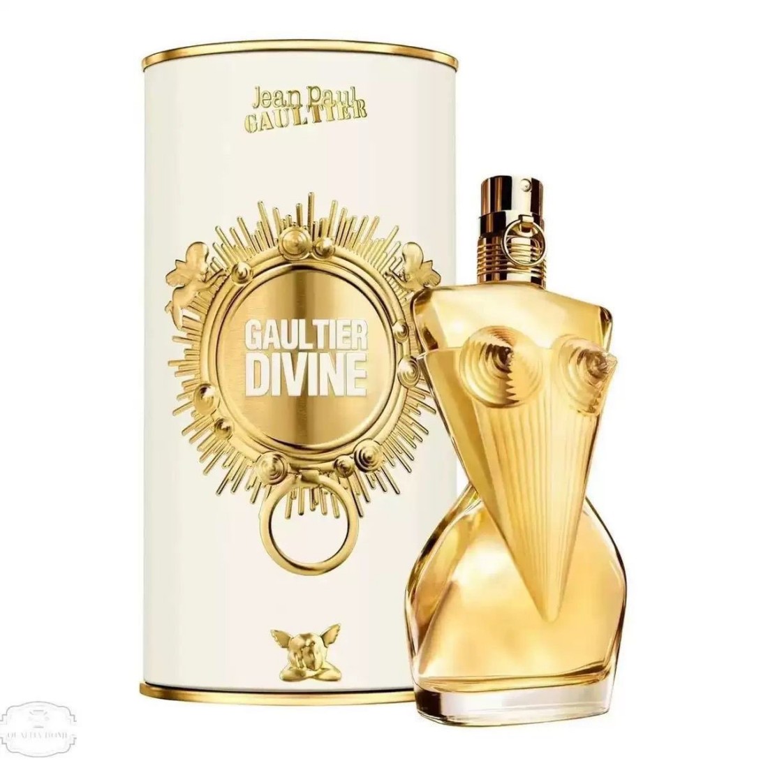Perfume Fragrance Jean Paul Gaultier Le Male - ジャン・ポール・ゴルティエ ディヴァイン パフューム スプレー、4.2オンス（125ml）、心地よい花の香り、爽やかな塩気を帯びた海風、持続性のある香り、独特のエレガンス、ギフトに最適。