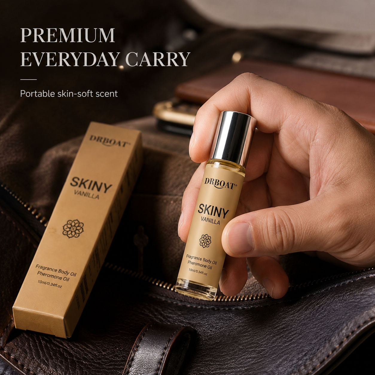 メンズ用ロールオンフレグランスオイル。肌に優しく、バニラとホ - Perfume Alcohol Fragrance のレビューと価格
